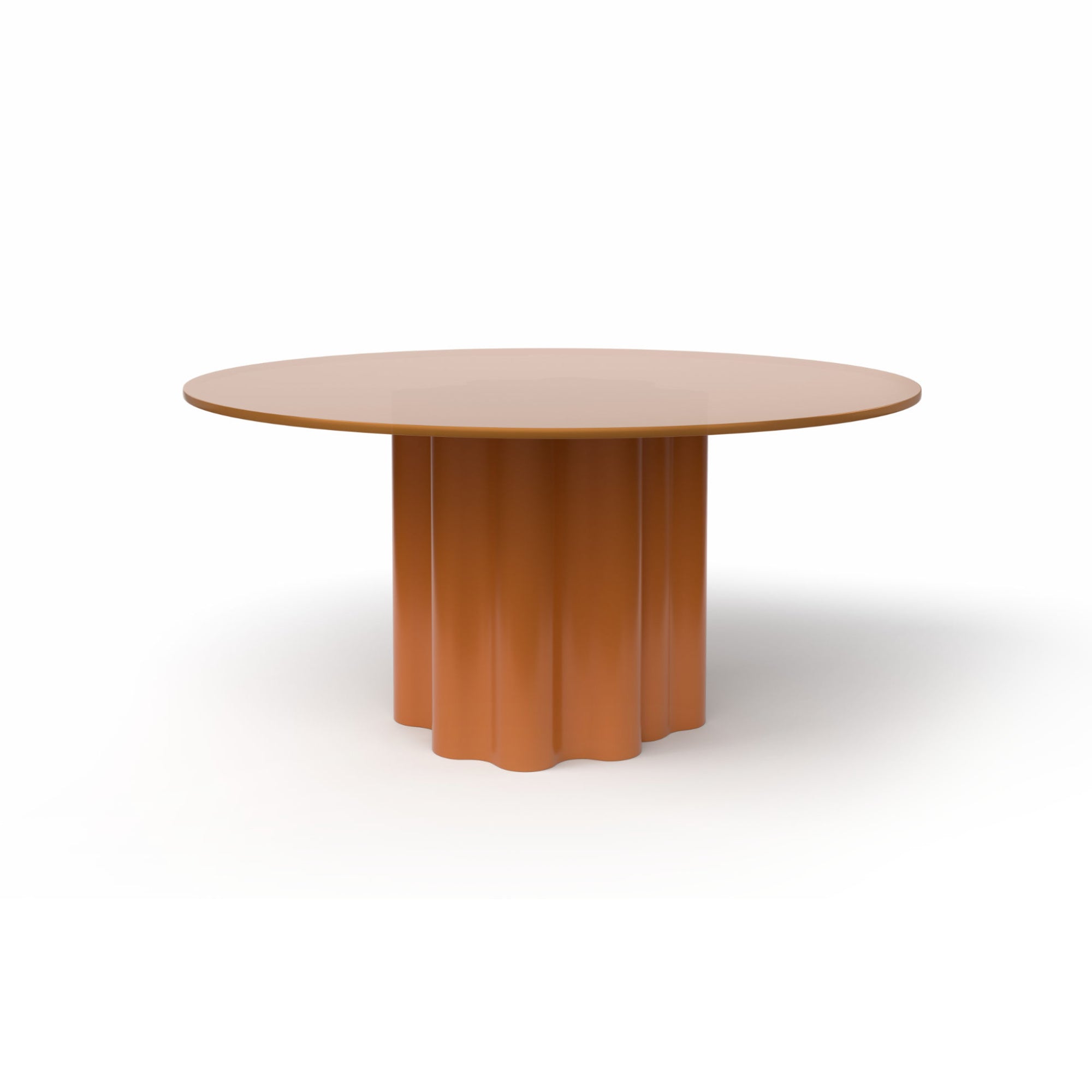 Teatro Magico TA0210A Dining Table - Amber Glass-1