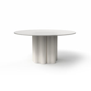 Teatro Magico TA0210B Dining Table - Ral 9003/White Glass