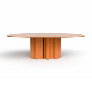Teatro Magico TA0240A Dining Table - Amber Glass