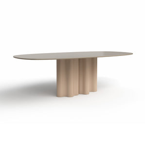 Teatro Magico TA0240B Dining Table - Cashmere Glass