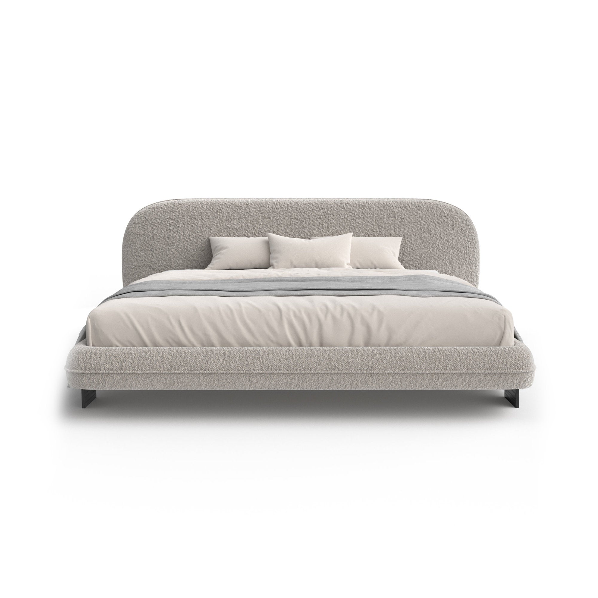 Wabi 193 Bed - Black / Fabric Elite (Curly 14)-3