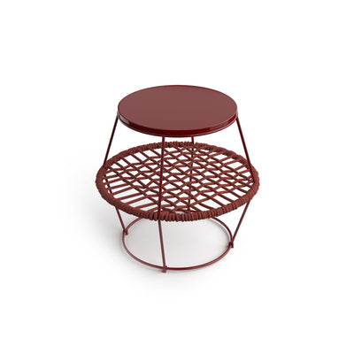 Ziggy 0473 Side Table - Melange Arancio/RAL 3004