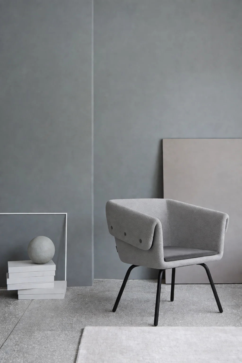 Collar 296.42.M Dining Chair - Fabric 4 (Facet 1001/Facet 1000)