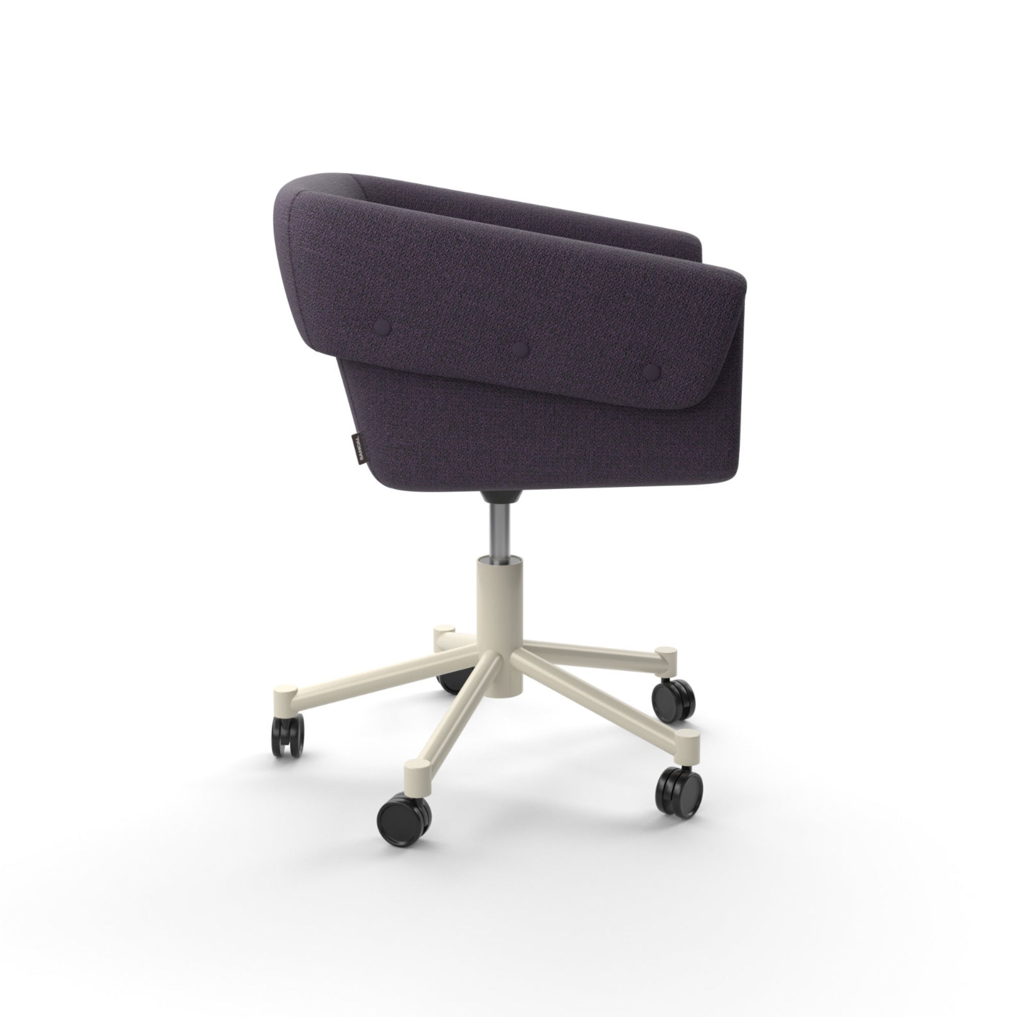 Collar 296.43.C Office Chair - Crema 096/Fabric 3 (Step 65047)-3