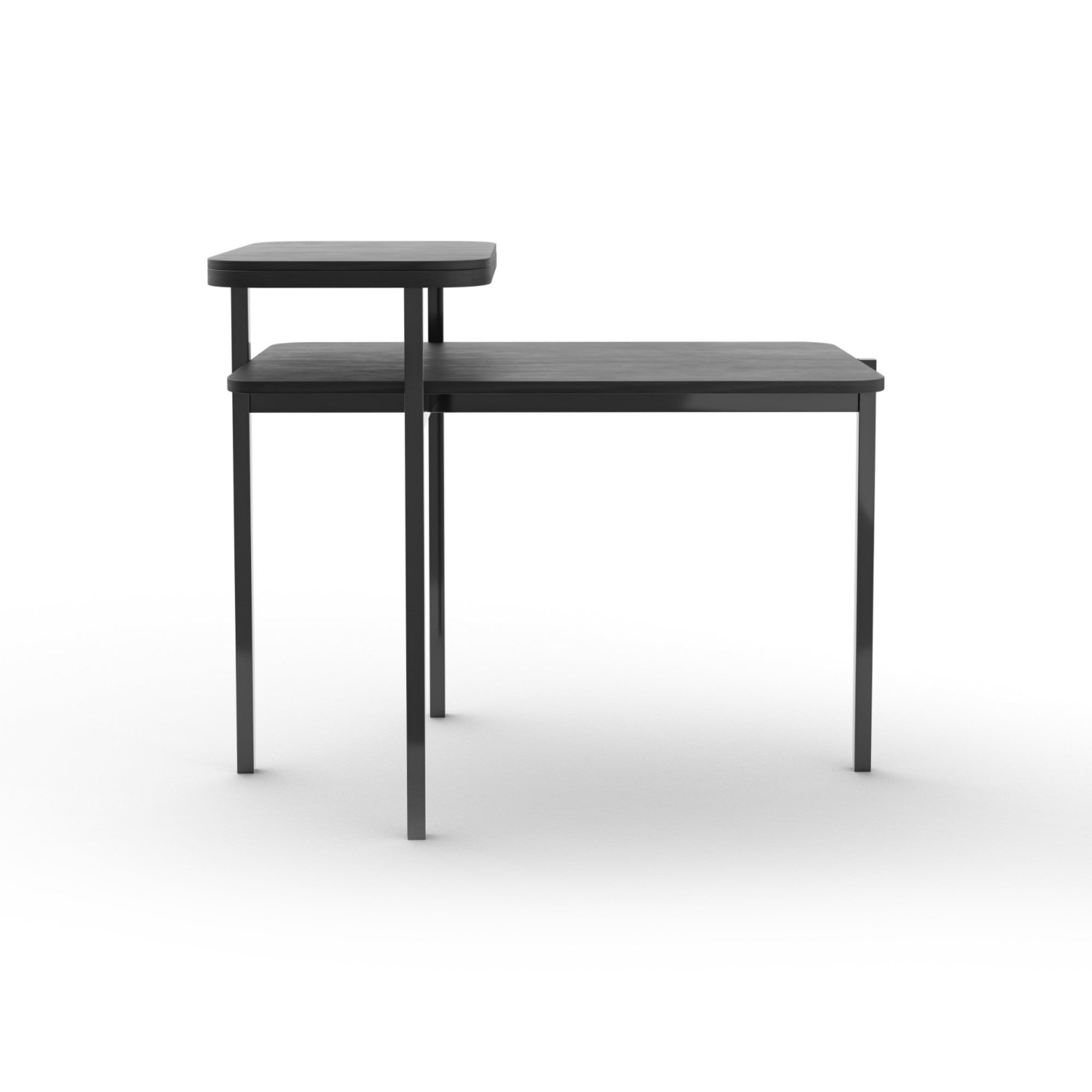 دوبلكس 309.71.GDF طاولة جانبية - أسود آش-3