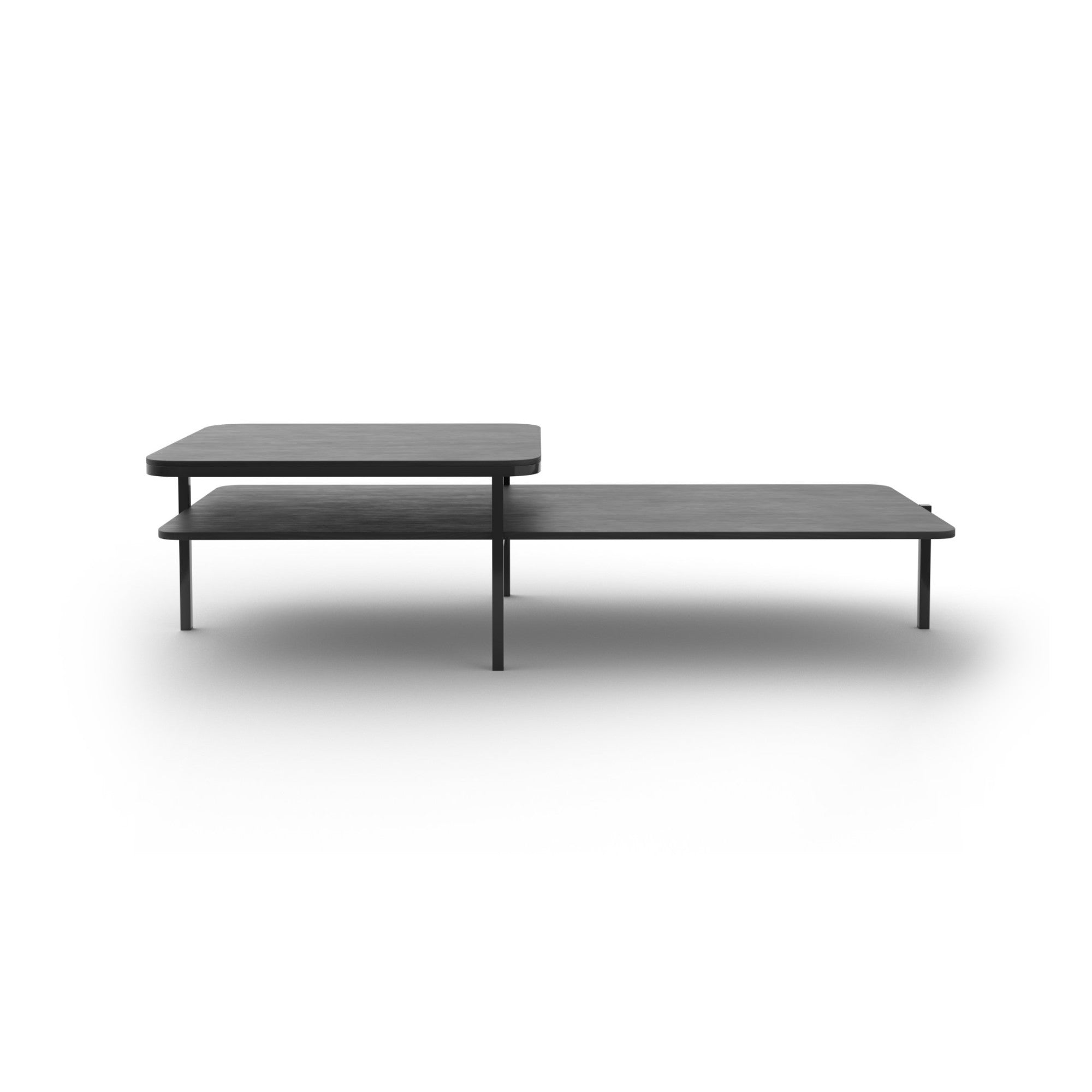 Duplex 309.71.NED Coffee Table - Black Ash-2