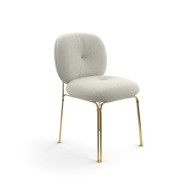 Mullit Dining Chair – 52x78 / Metal (Gold 088) / Fabric 4 (101 1631)