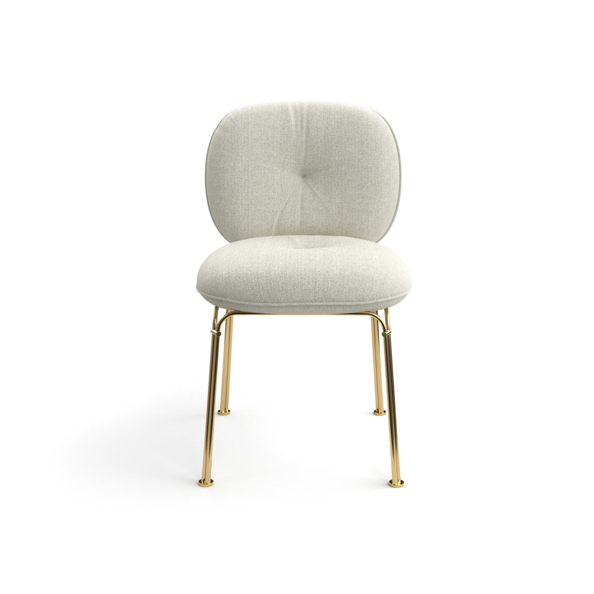 Mullit Dining Chair – 52x78 / Metal (Gold 088) / Fabric 4 (101 1631)-2