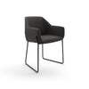 Nido 288.41.7 Dining Chair - Black/Fabric 3 (Step Melange 2442)