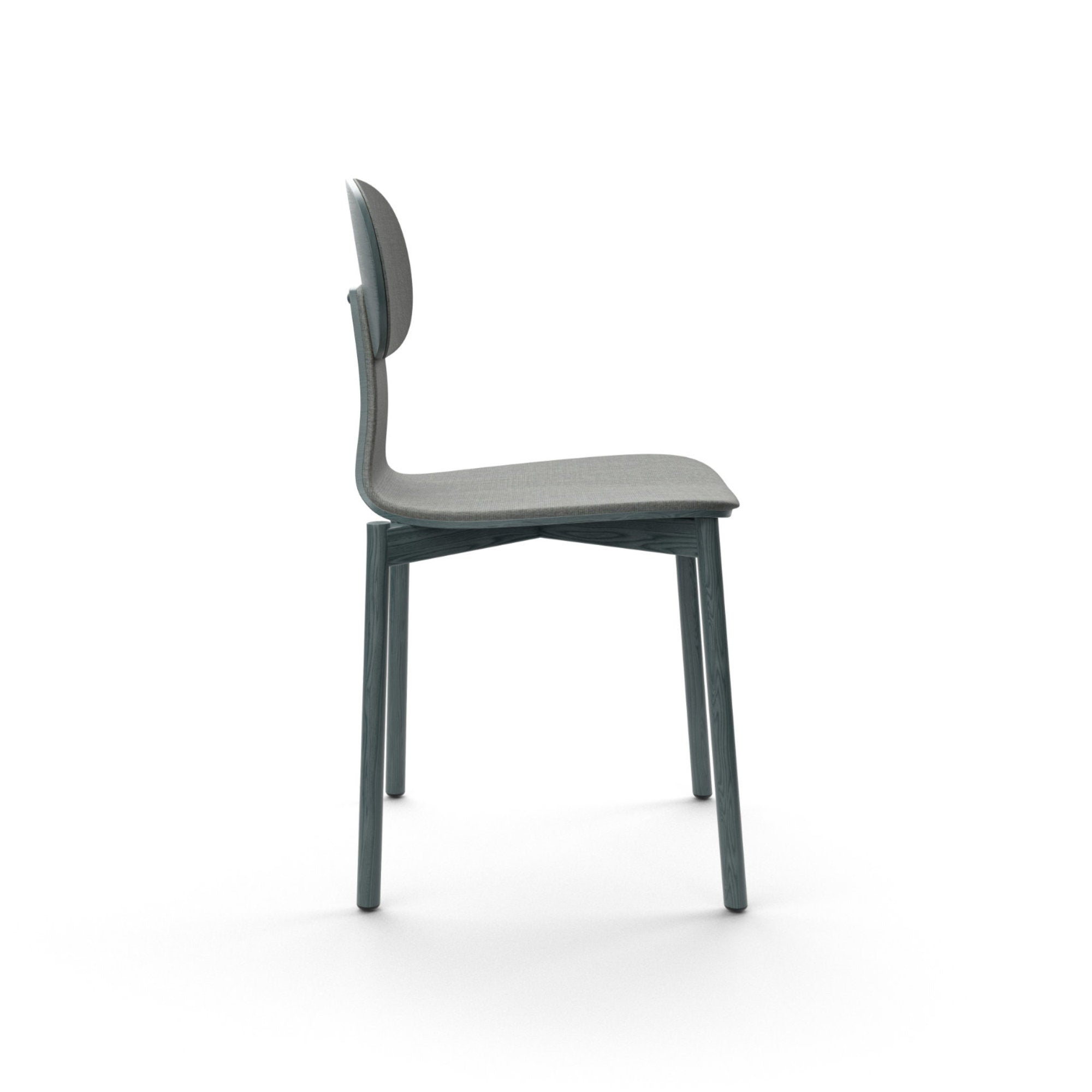 Silla40 70s 295.41.4 Dining Chair - Ash/Fabric 6 (Remix 3 0133)-5