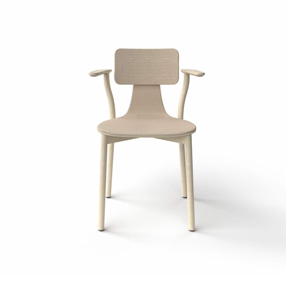 Silla40 Dining Chair – 56x80 / Wood (Silk Grey Ash) / Fabric 5 (X-7172)-2