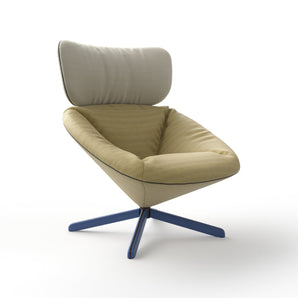 كرسي بذراعين Tortuga - قماش 9 (فشار) / قماش 8 (Steelcut 3 105)