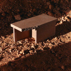 Kern 80 Coffee Table - Brown Terracotta