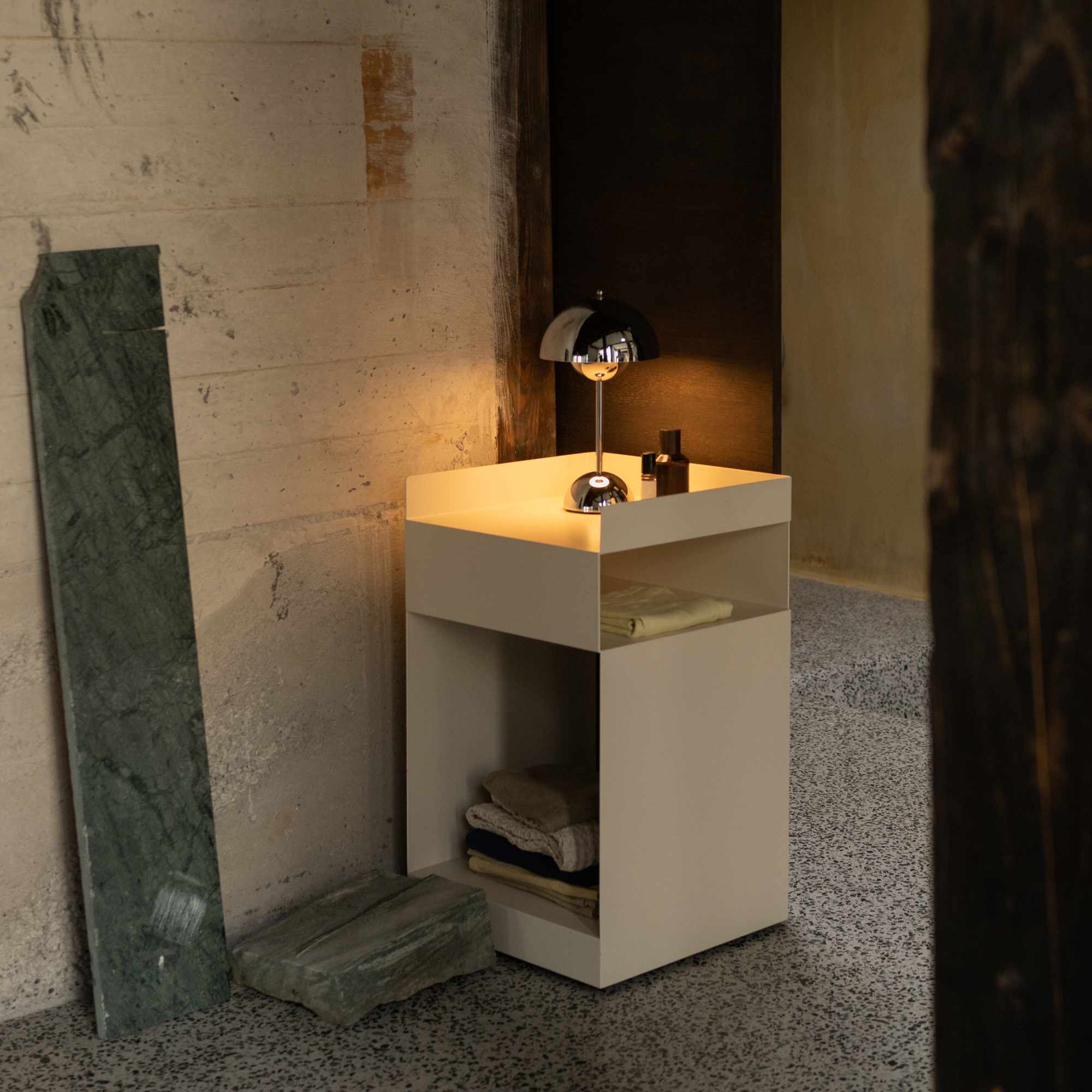 Rotate SC73 Side Table - Ivory-4