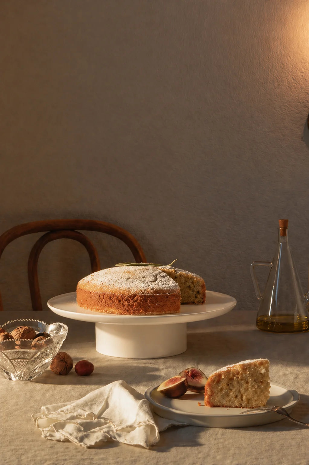 Ra Cake Stand - White