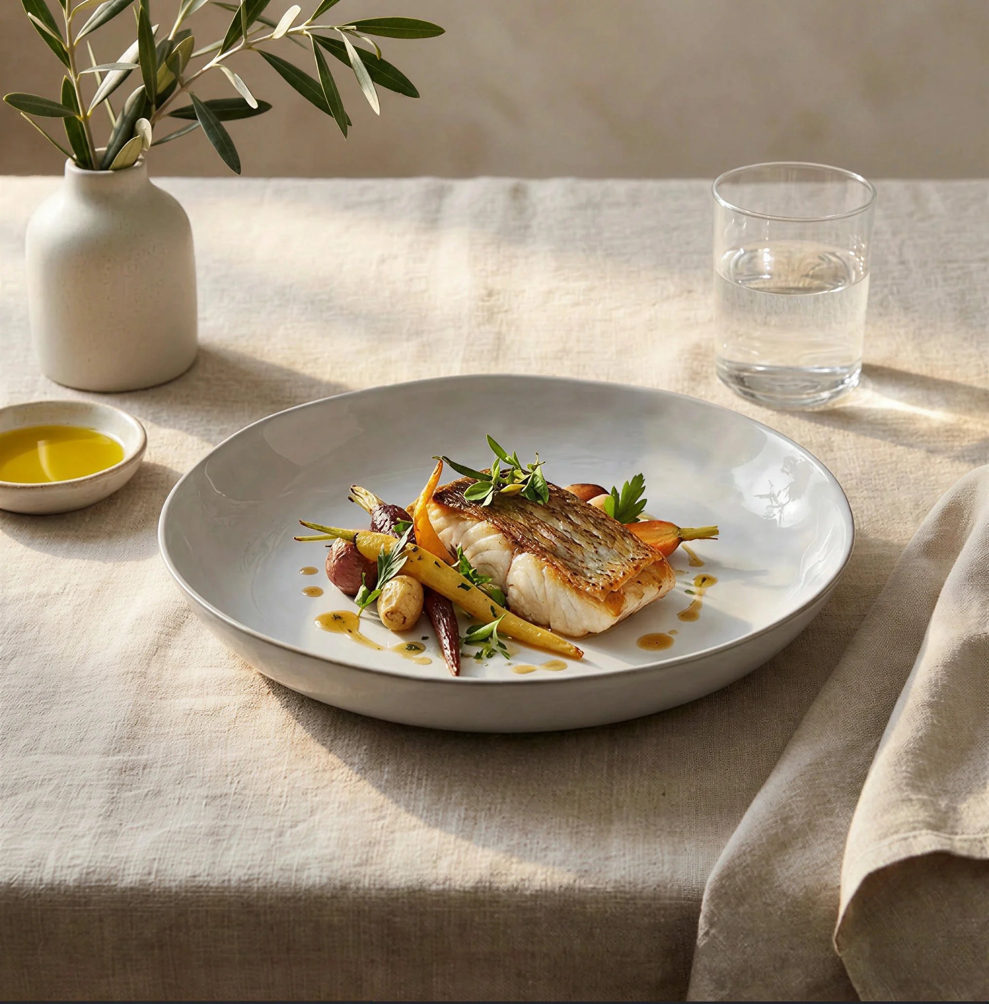 Terres De Reves Deep Plate - XL/White-3
