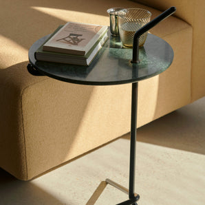 طاولة جانبية Halten SH9 - أسود دافئ/أخضر غواتيمالا