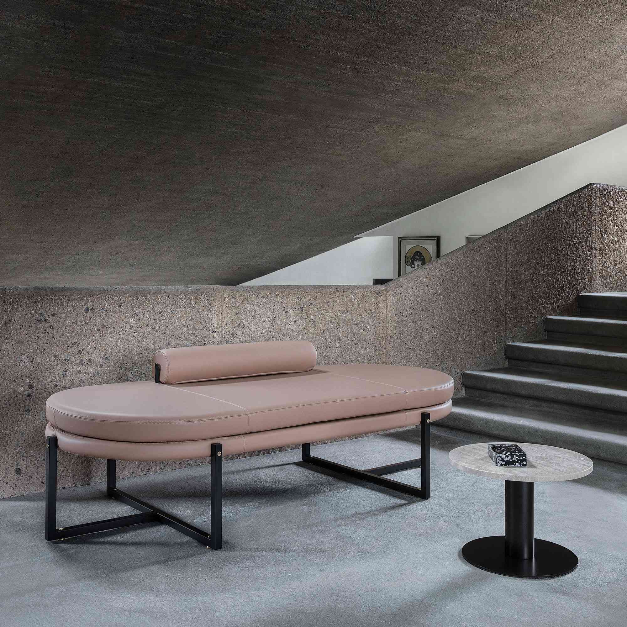 Sigmund 4273 Bench - Black/Fabric T3 (Cherie 016)-6