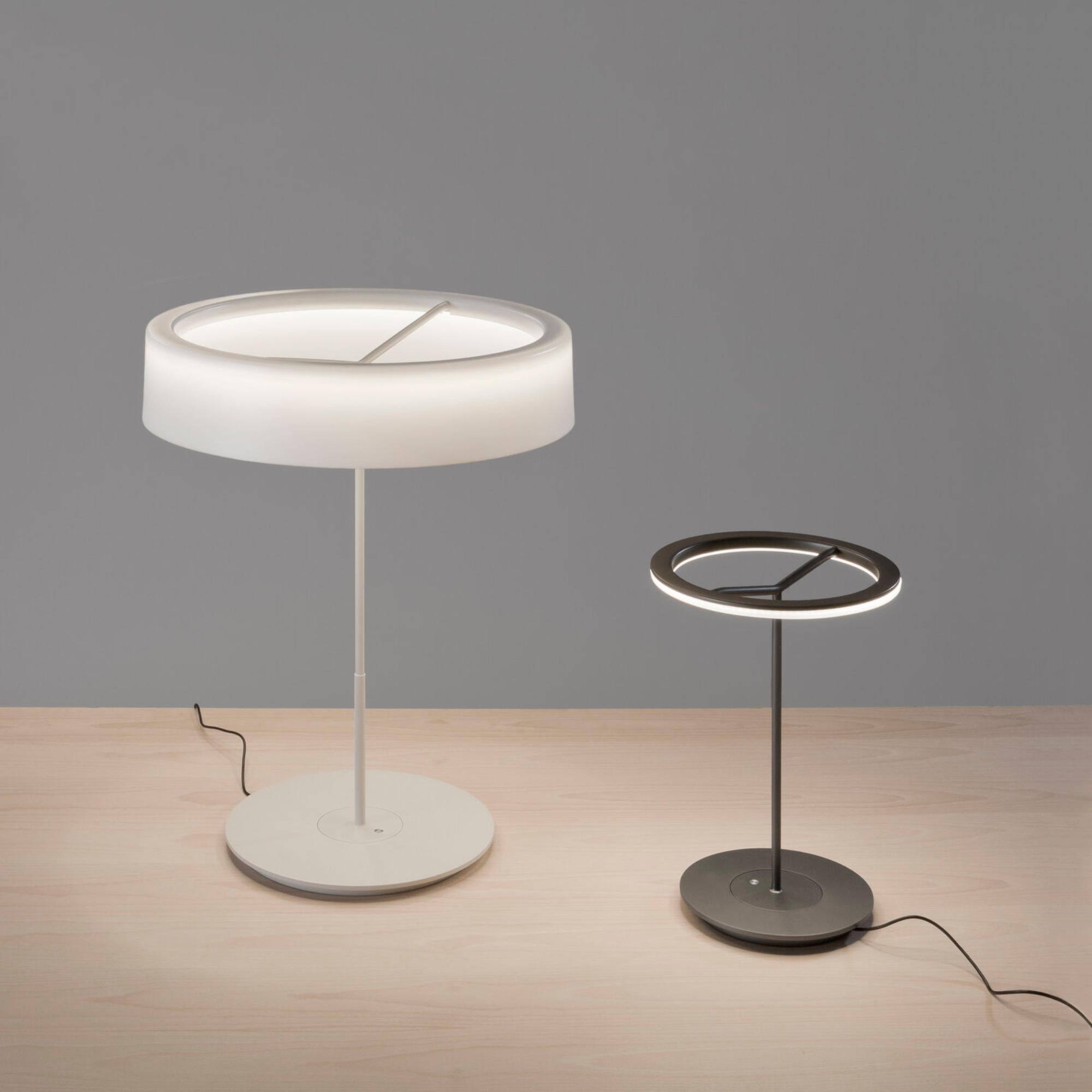 Sin S Table Lamp - White Grey-3