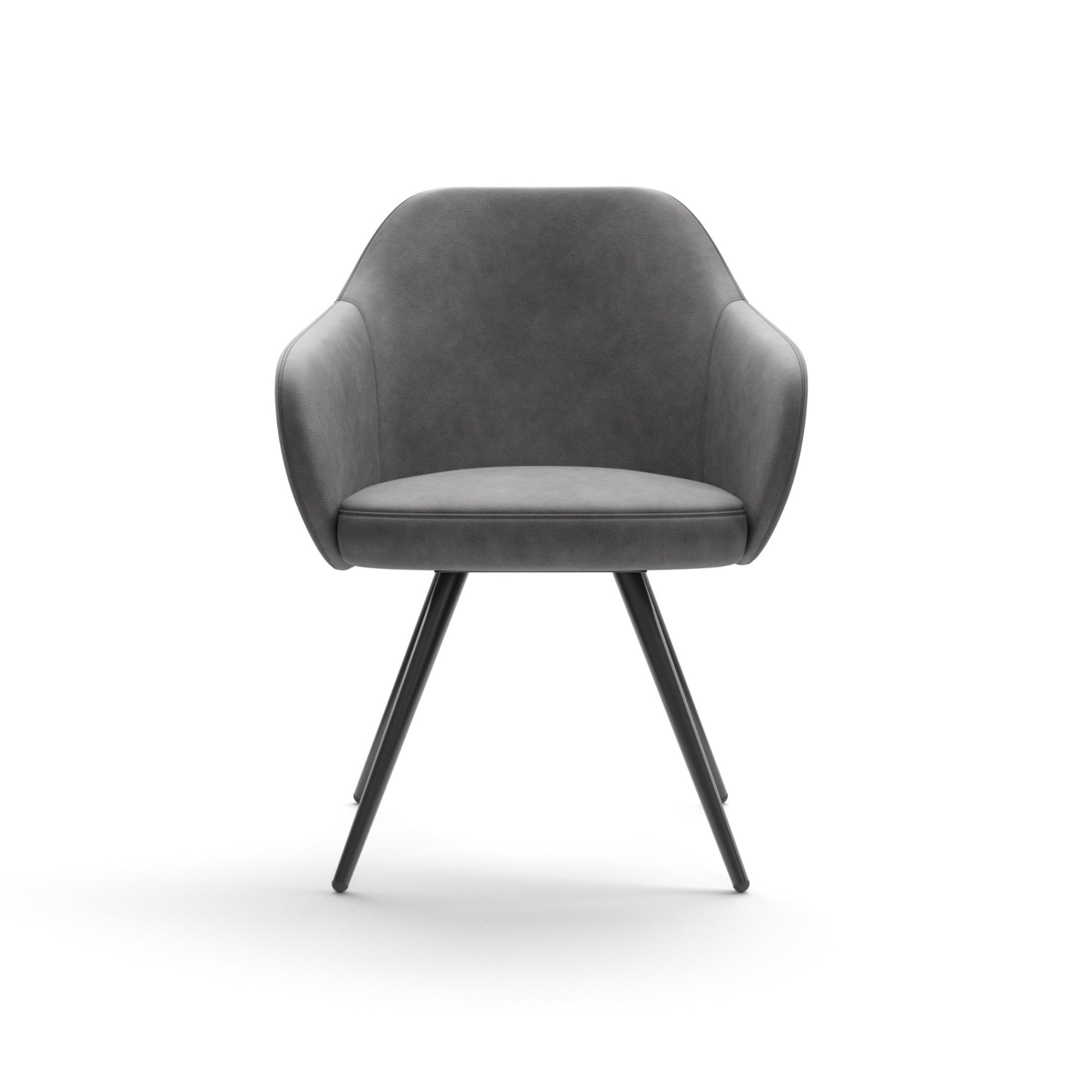 Cadira P8271 Dining Chair - GN/Rebel Nabuk Ecoleather (R26)-3