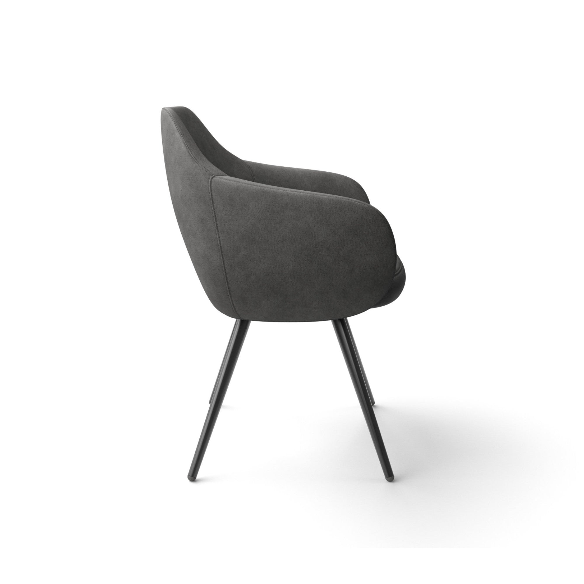Cadira P8271 Dining Chair - GN/Rebel Nabuk Ecoleather (R26)-5