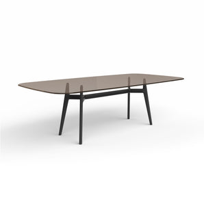 Lewood Shaped 01 P1971 Dining Table - GN/DF/TBTB