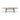 Lewood Shaped 01 P1971 Dining Table - GN/DF/TBTB