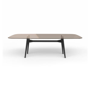 Lewood Shaped 01 P1971 Dining Table - GN/DF/TBTB