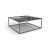 Quadro P4010 Coffee Table - BR/Printed Glass