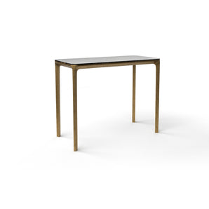 Slim 4 Legs P5168 Console Table - Burnished Metal/CE2 (Ceramic CO)