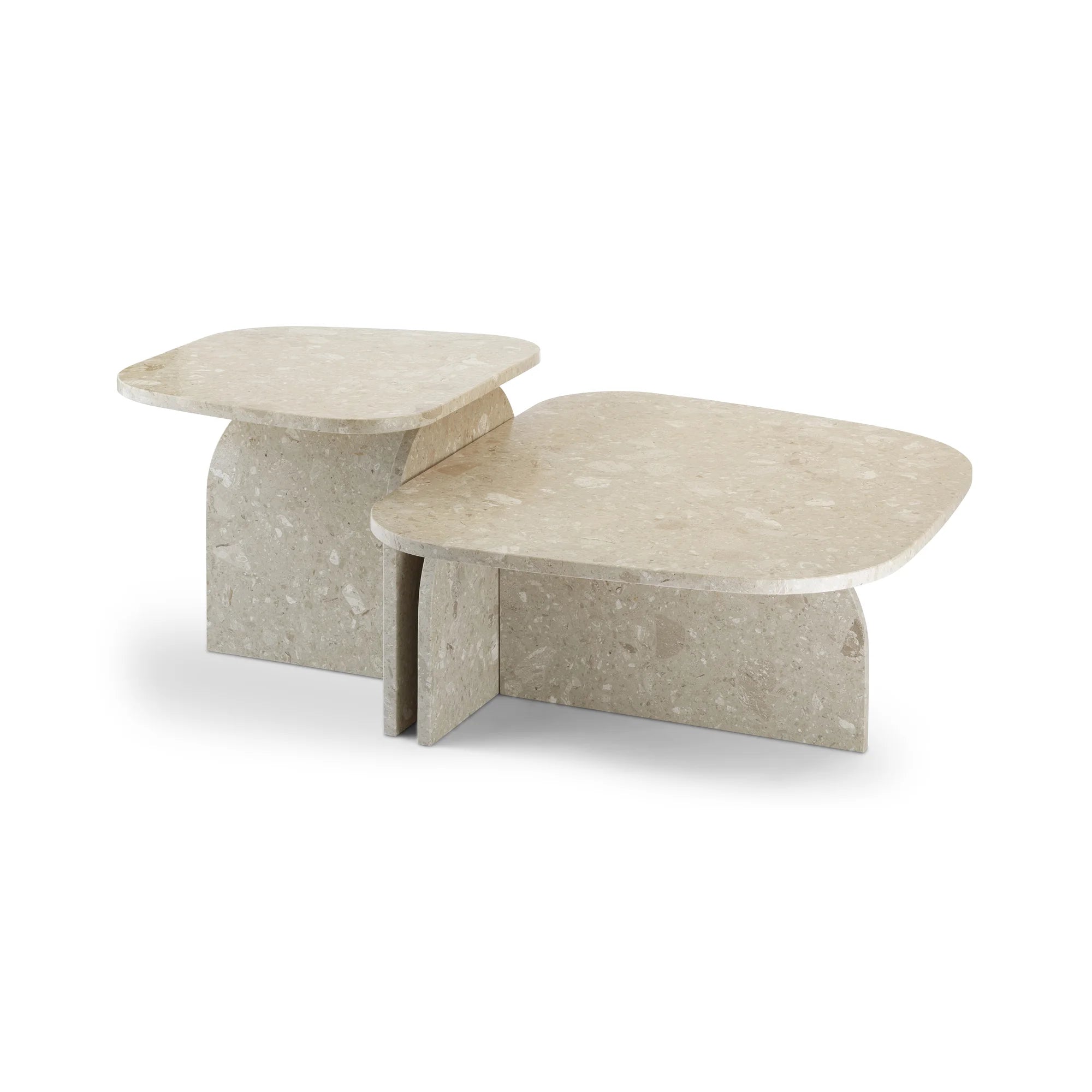 Philia 0292 Coffee Table - Eco-Stone Natural-5