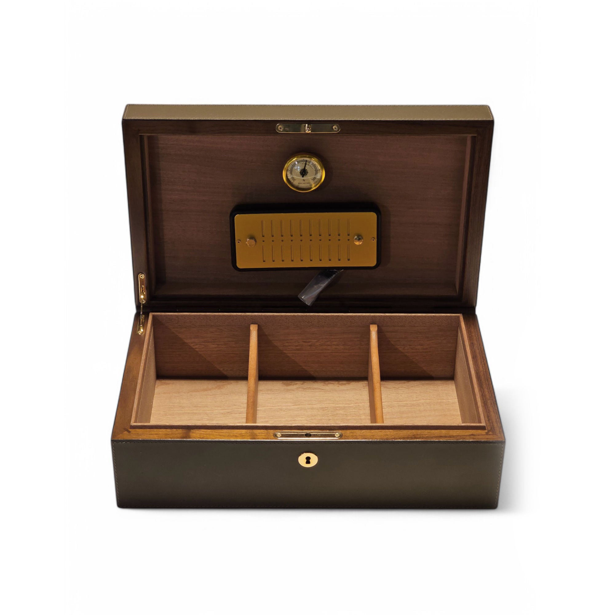 Santiago Humidor - Large/Leather A (Calfskin Nappa Clay F96)-4