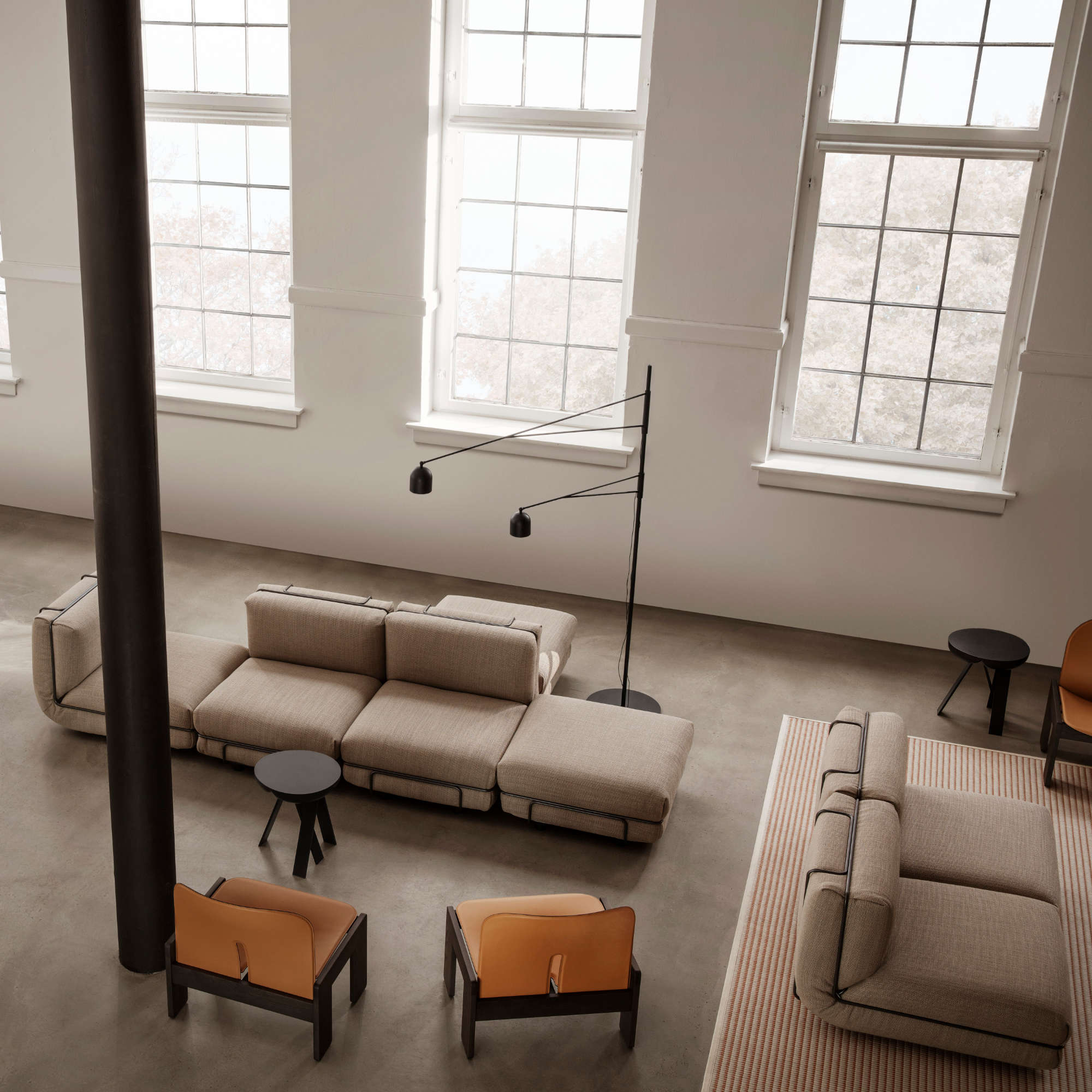 Scarpa 925 Lounge Chair - Mocca Stained/London Saddle Leather-4