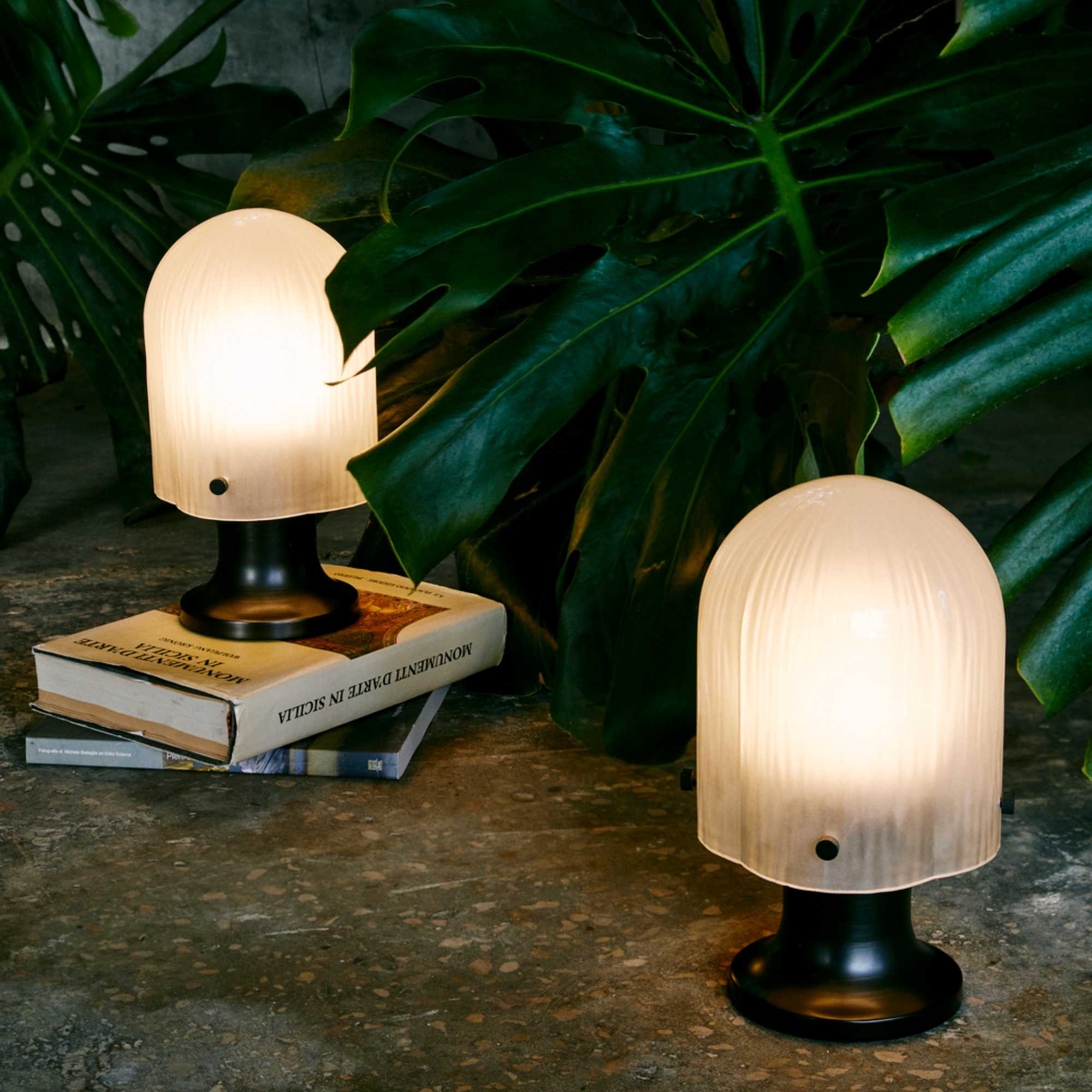 Seine 59076 Portable Lamp - Antique Brass/White-4