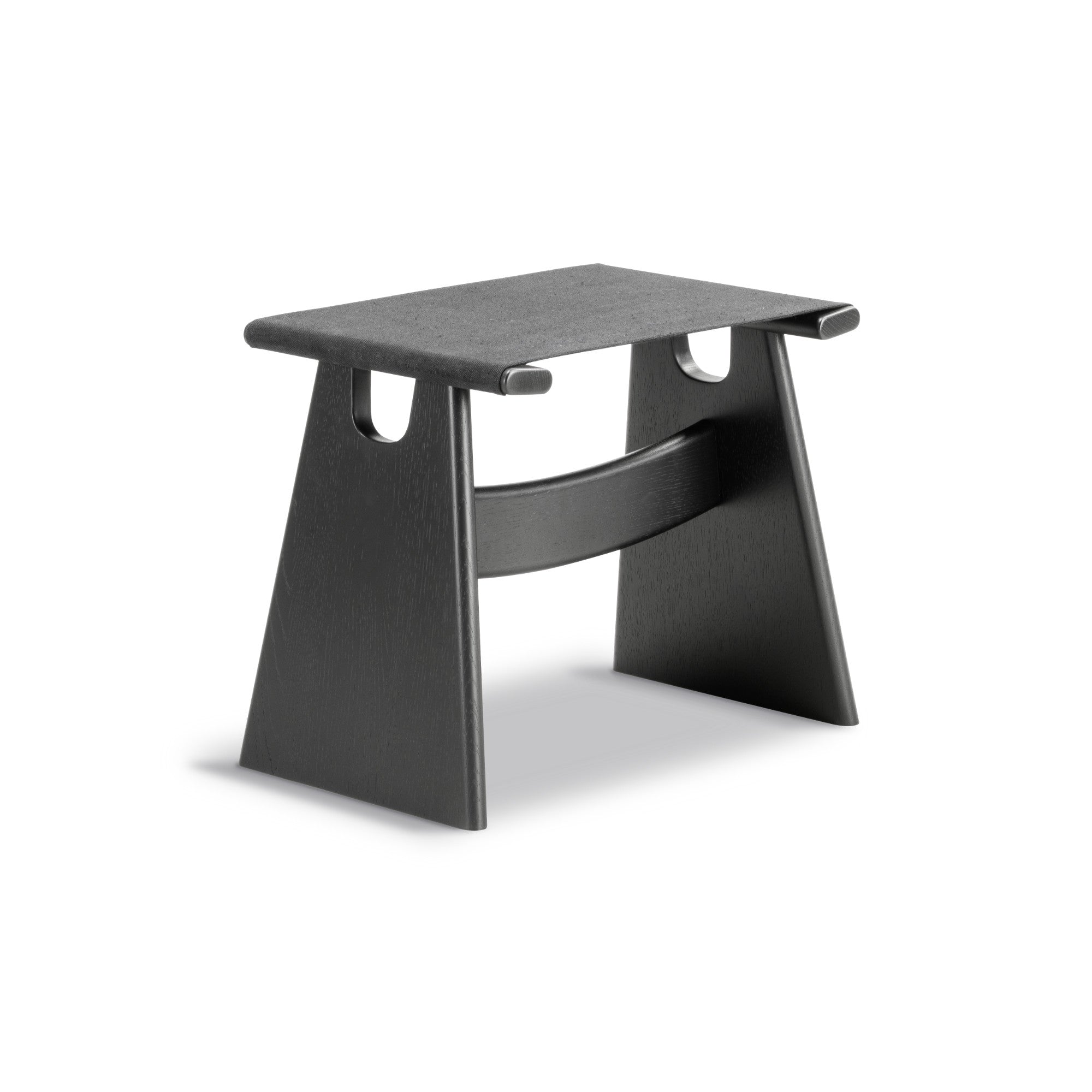 Seto 6402 Stool - Oak Black Lacquer/FSC Mix 70%/Black Canvas-1