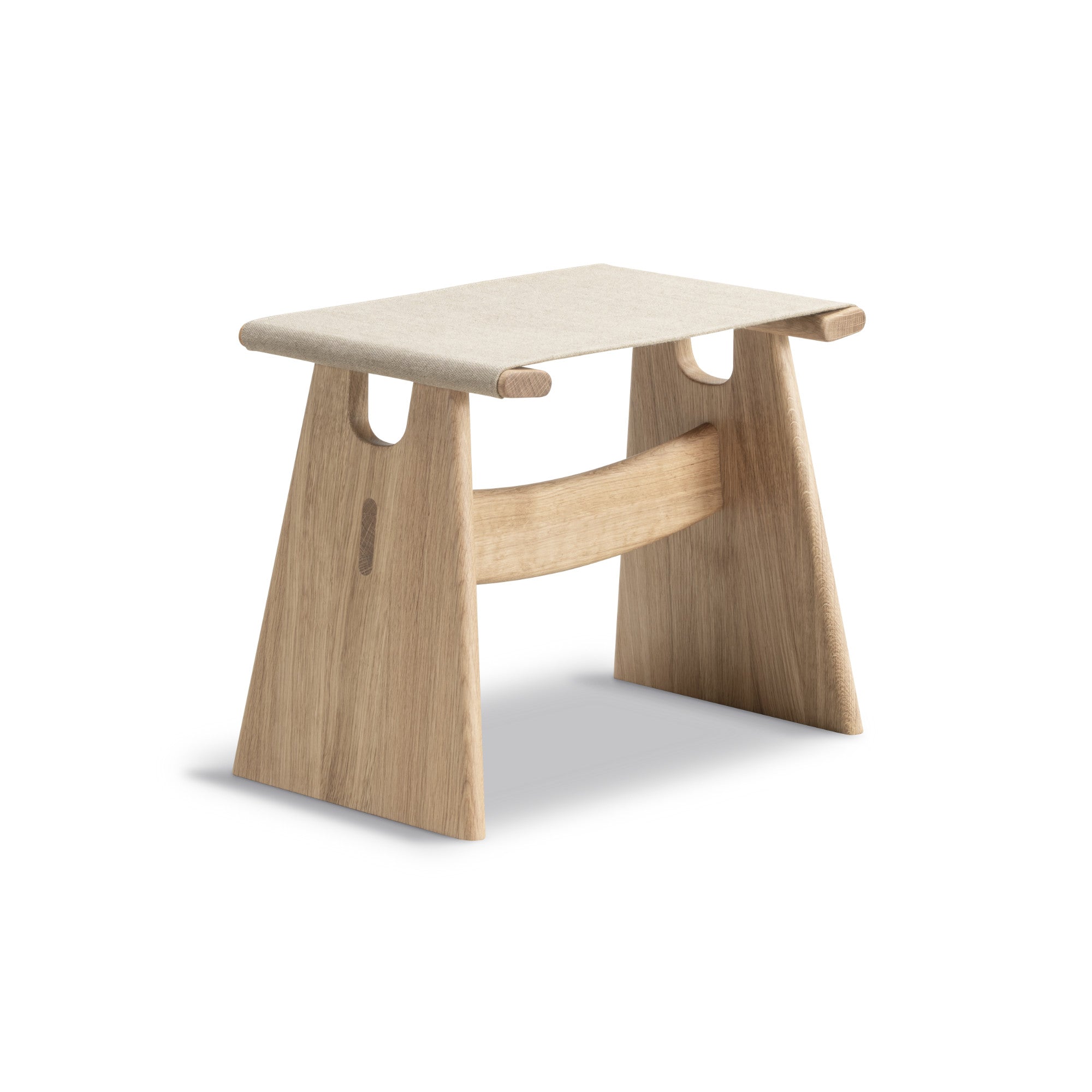 Seto 6402 Stool - Oak Light Oil/FSC Mix 70%/Natural Canvas