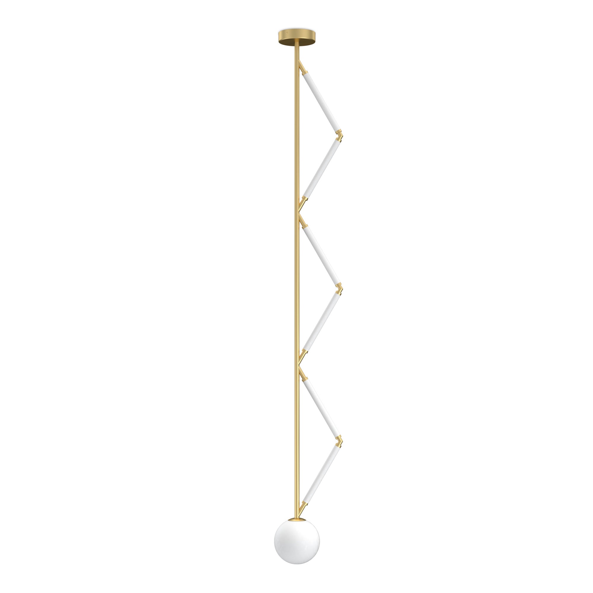 Side Triangle P01 Pendant Lamp - Brass