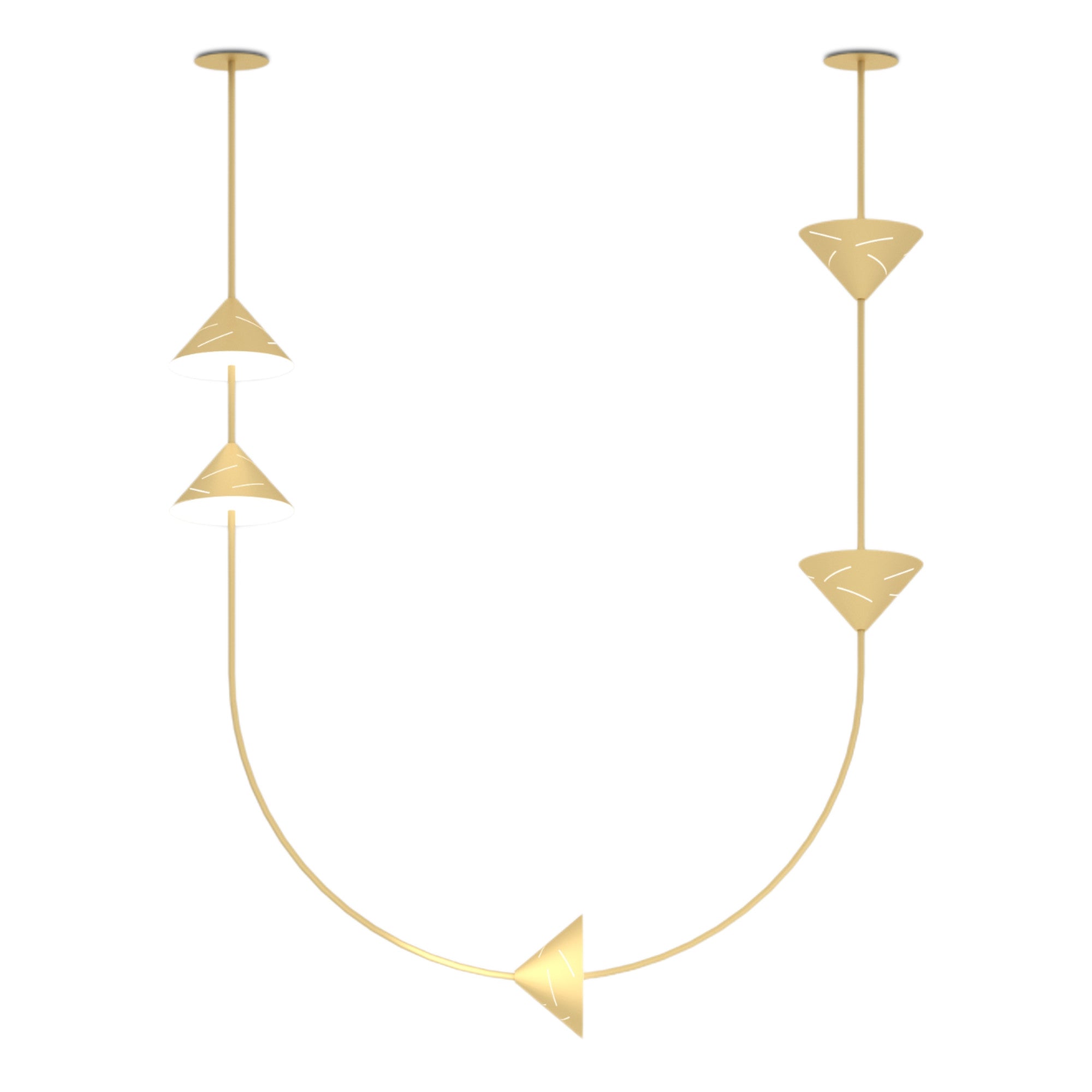 Sliver P03 Pendant Lamp - Brass
