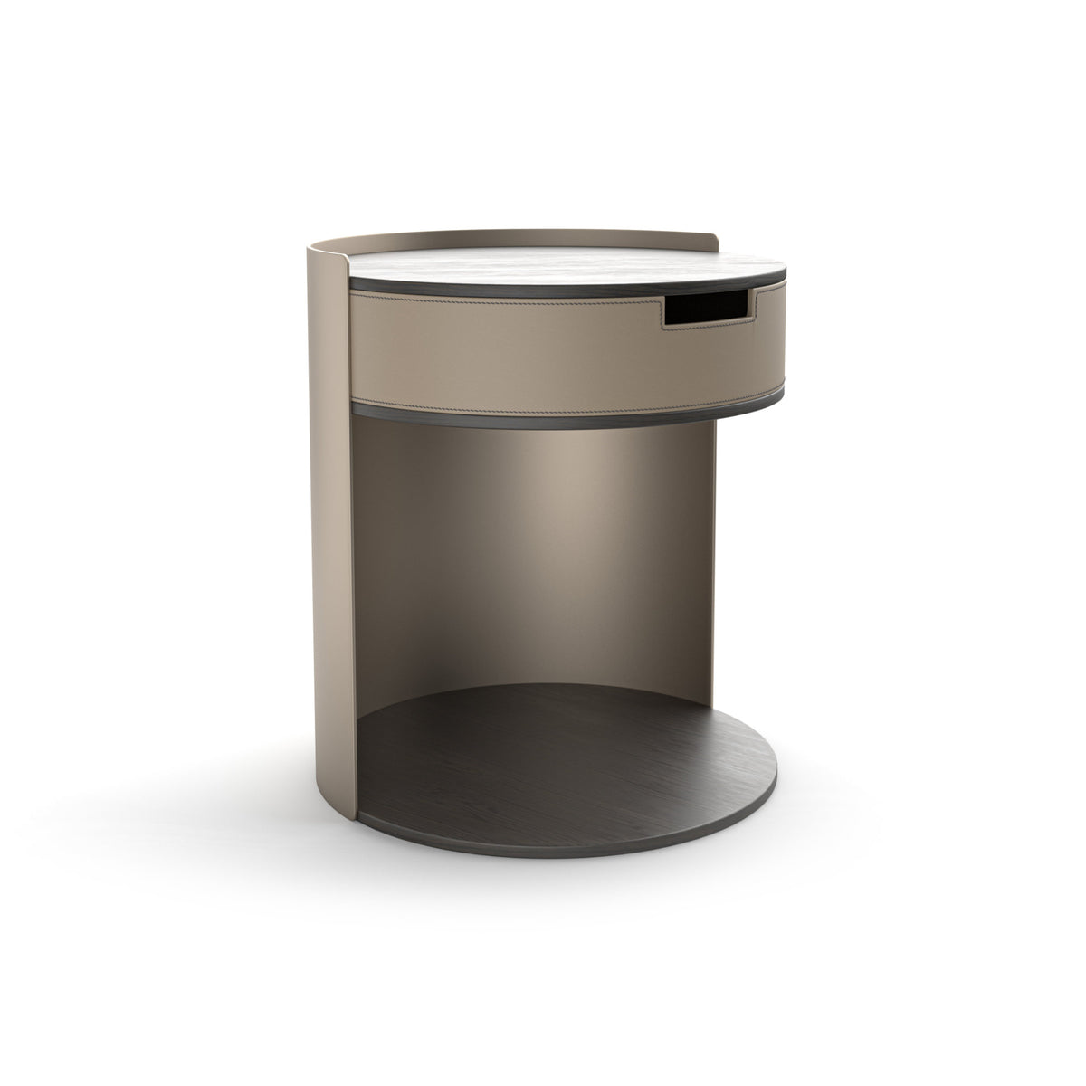 Ditre Italia - Skin SKIBJCM01 Bedside Table - Leather (Hemp CR10 ...