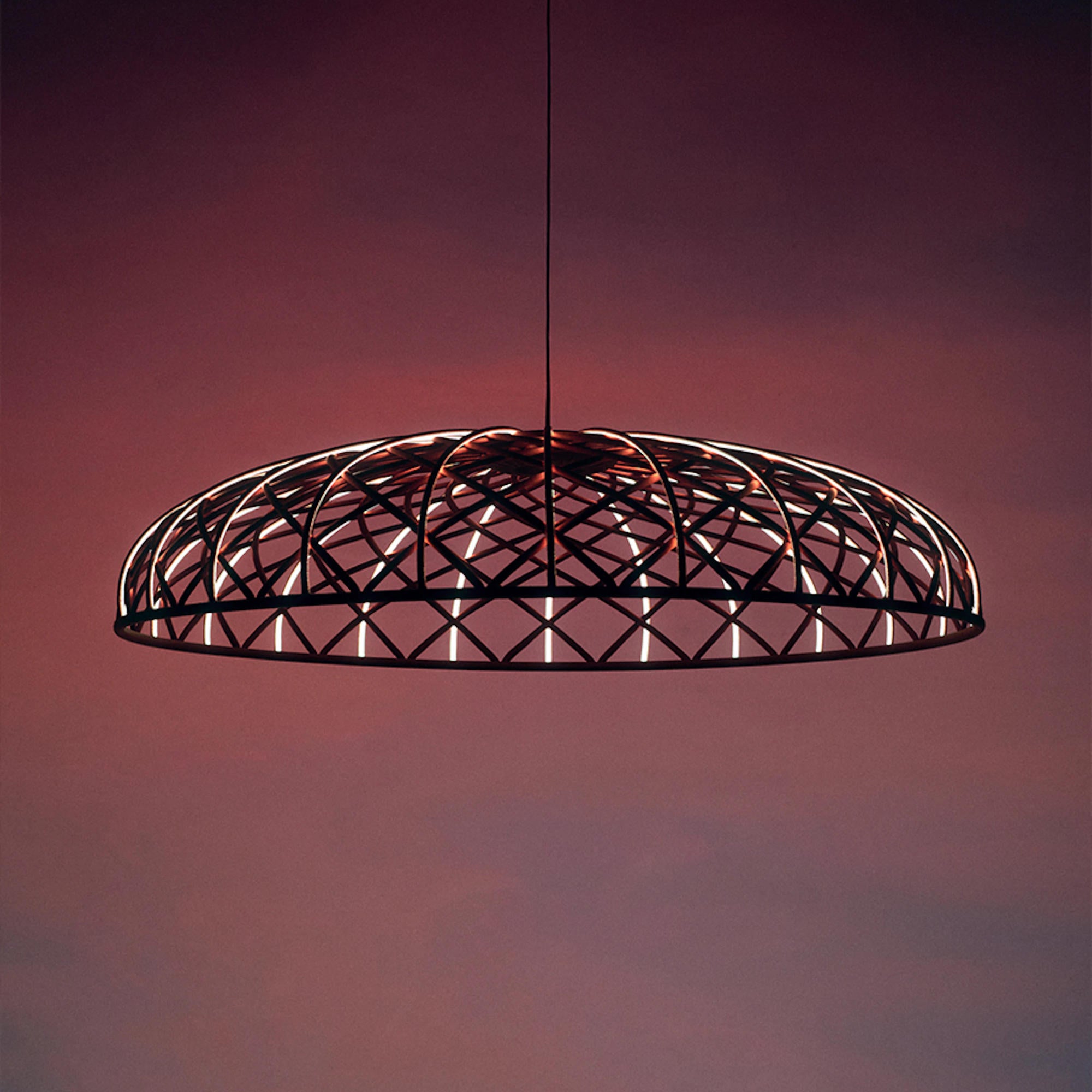 Skynest Suspension Pendant Lamp - Brick Red-4