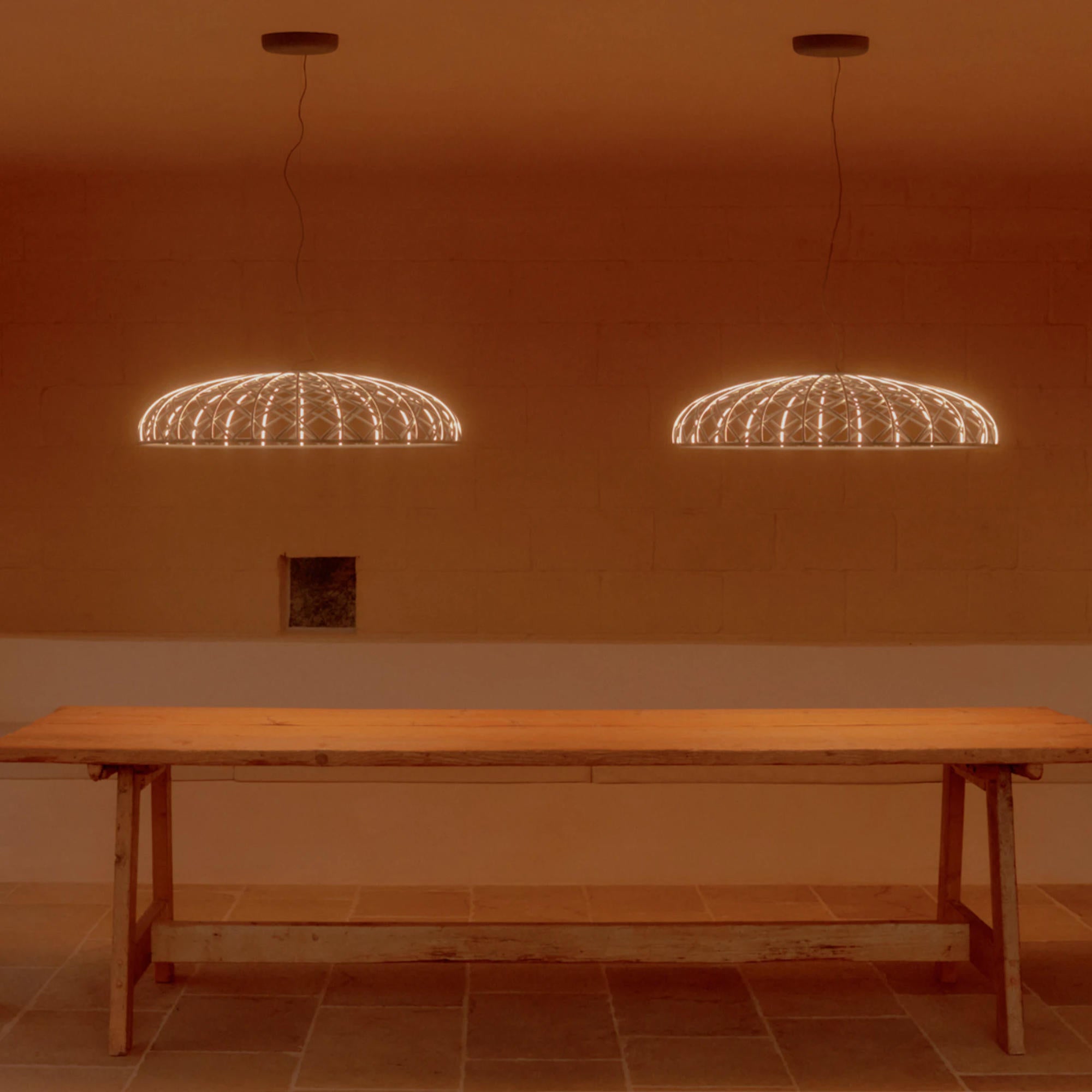 Skynest Suspension Pendant Lamp - Almond