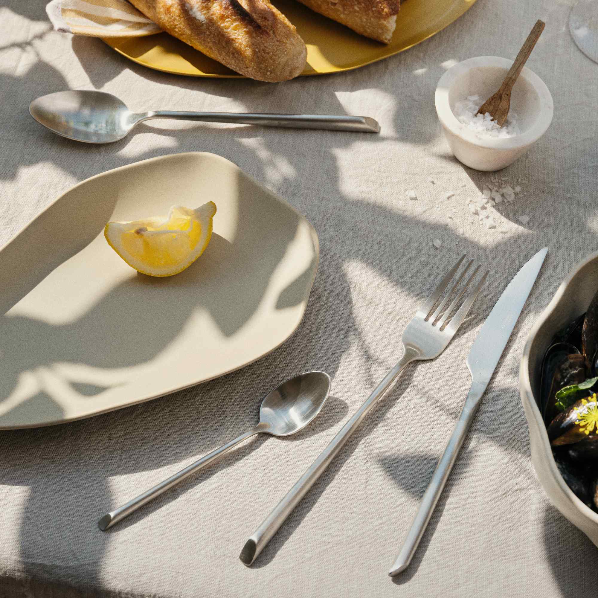 Sletten Cutlery Set - Satin Stainless Steel (Set 4)-2