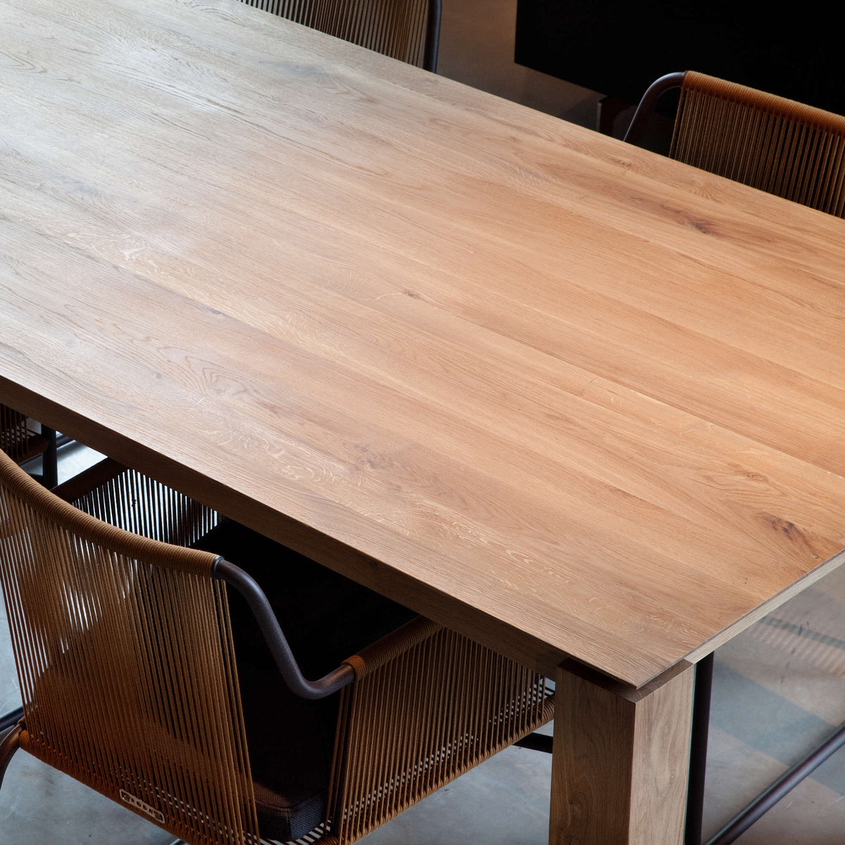 Slice Dining Table – 160x90x76 / Wood (Oak)-4