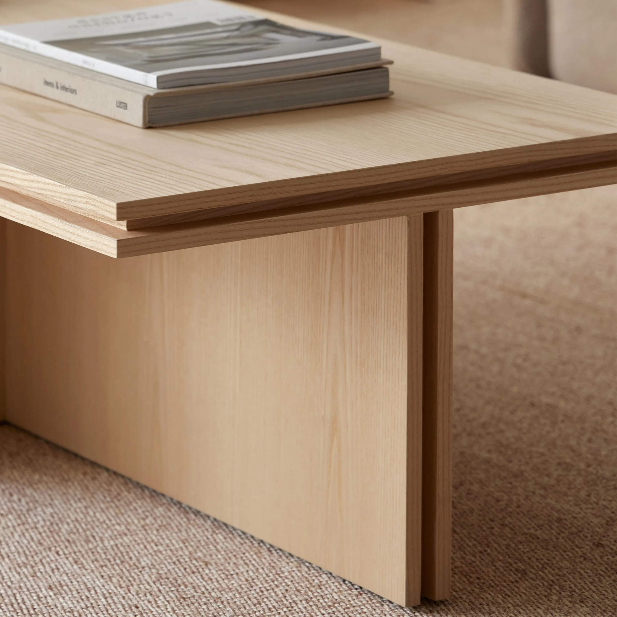 Slot SLOT-25 Coffee Table - Natural Ash-3