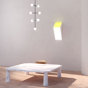 Solid Ceiling Lamp - White/Yellow