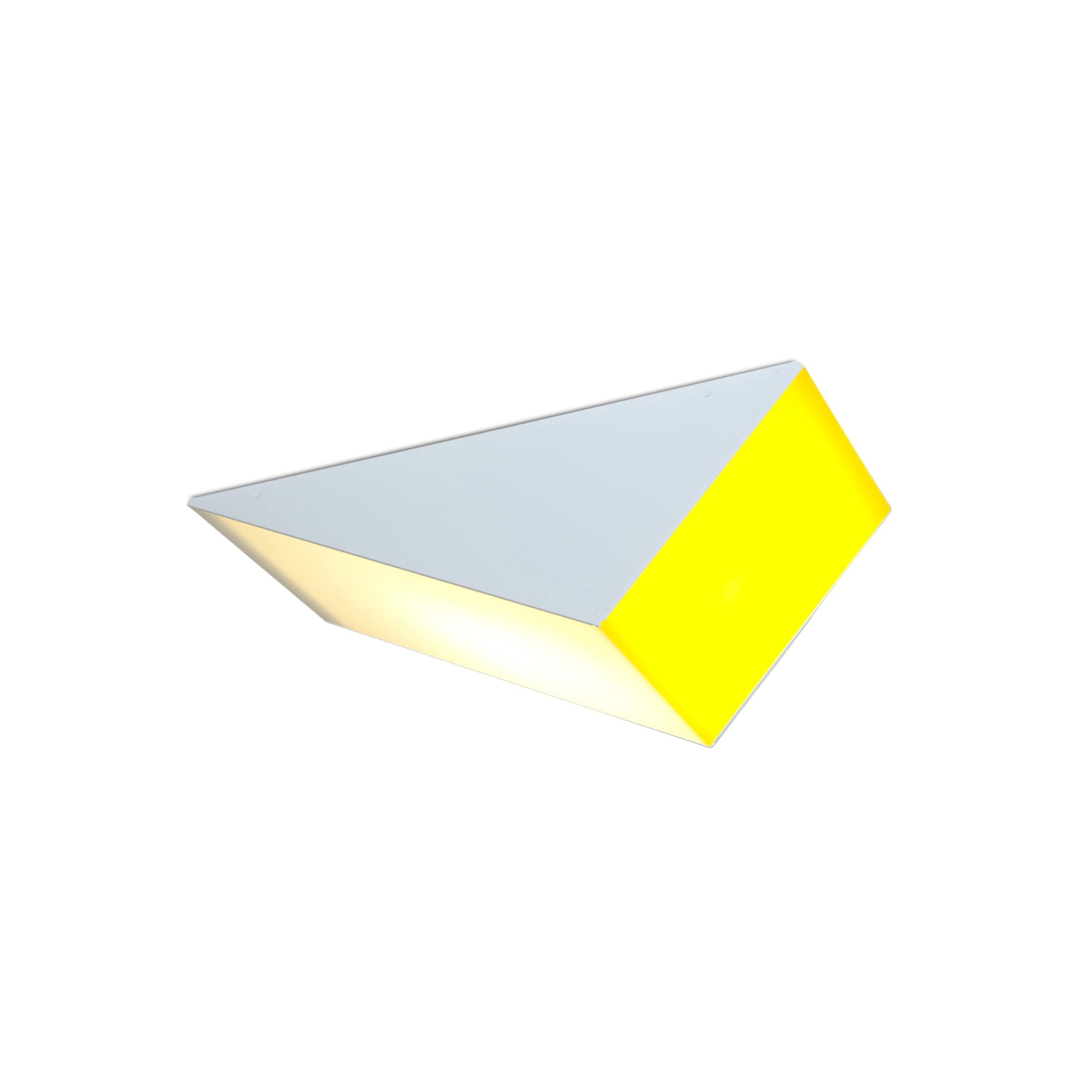 Solid Ceiling Lamp - White/Yellow