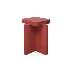 Spina T1.1 Side Table - Dusty Red