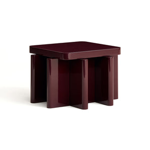 Spina T2.2 Side Table - Bordeaux