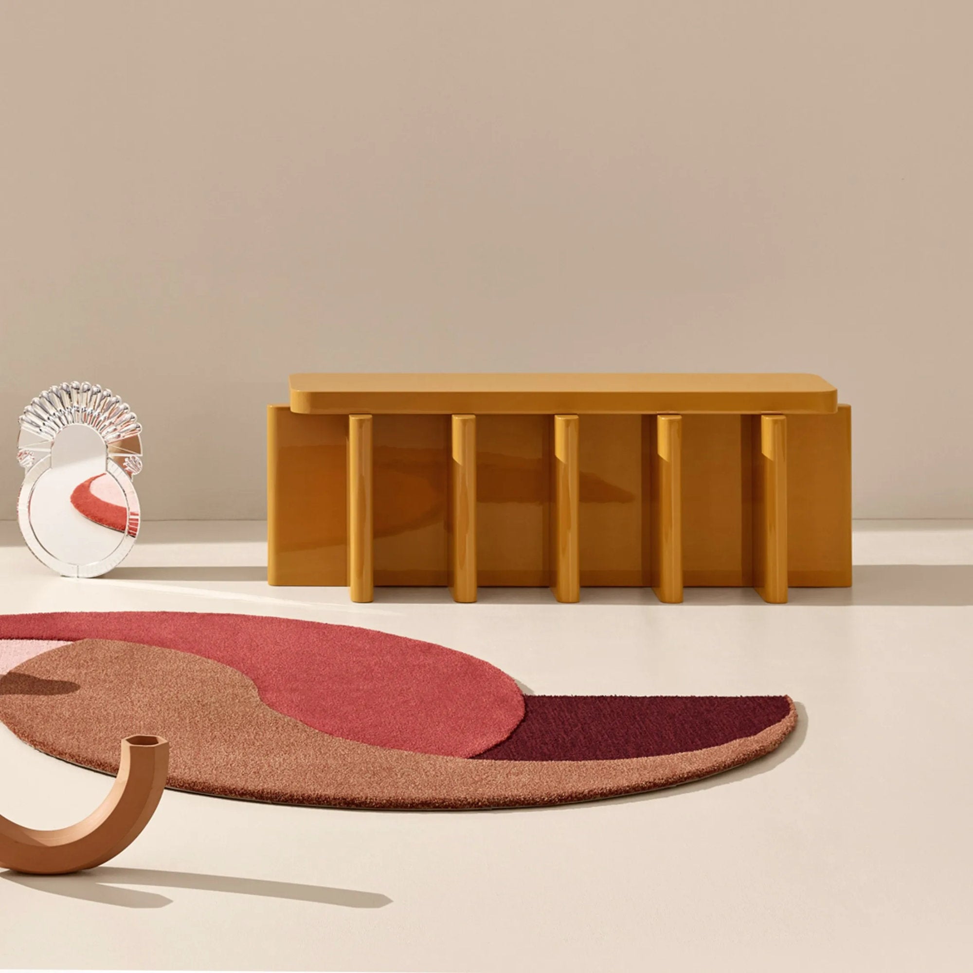 Spina B5.1 Bench - Nut Wood-2