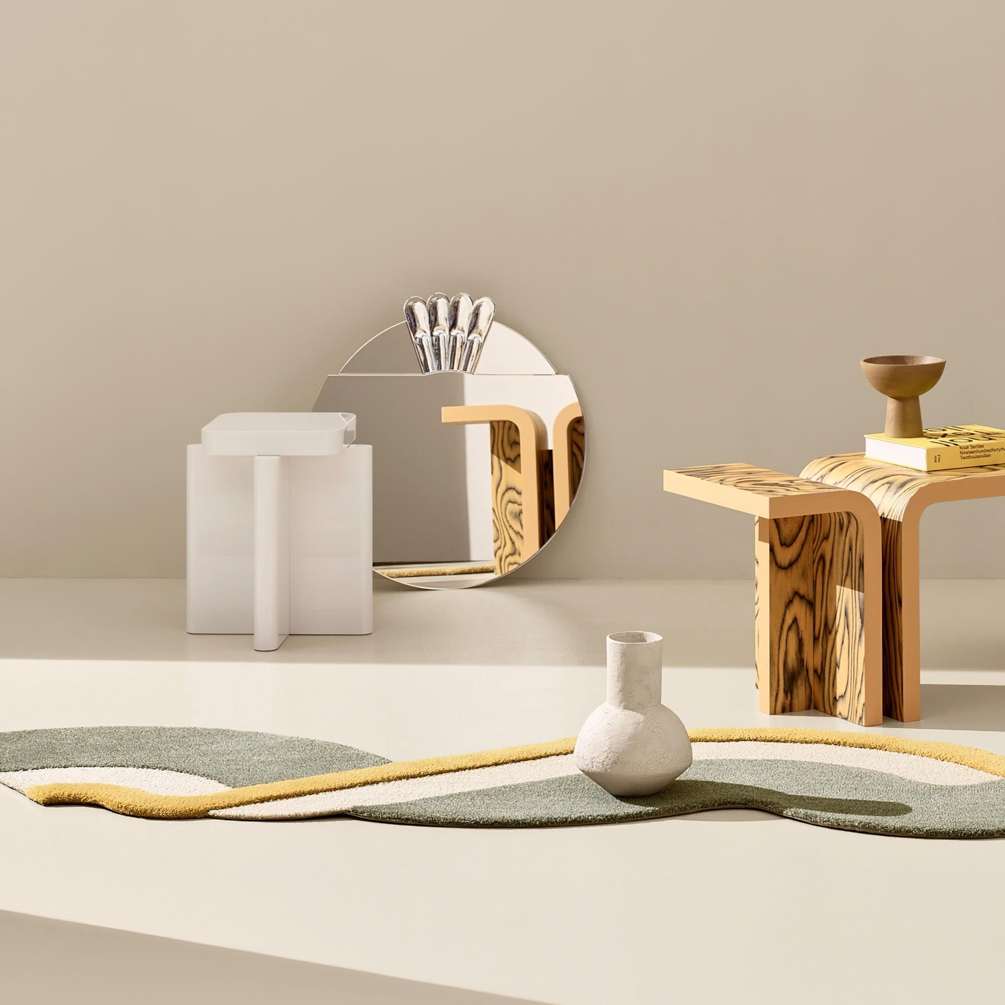 Spina T1.1 Side Table - Nut Wood-2